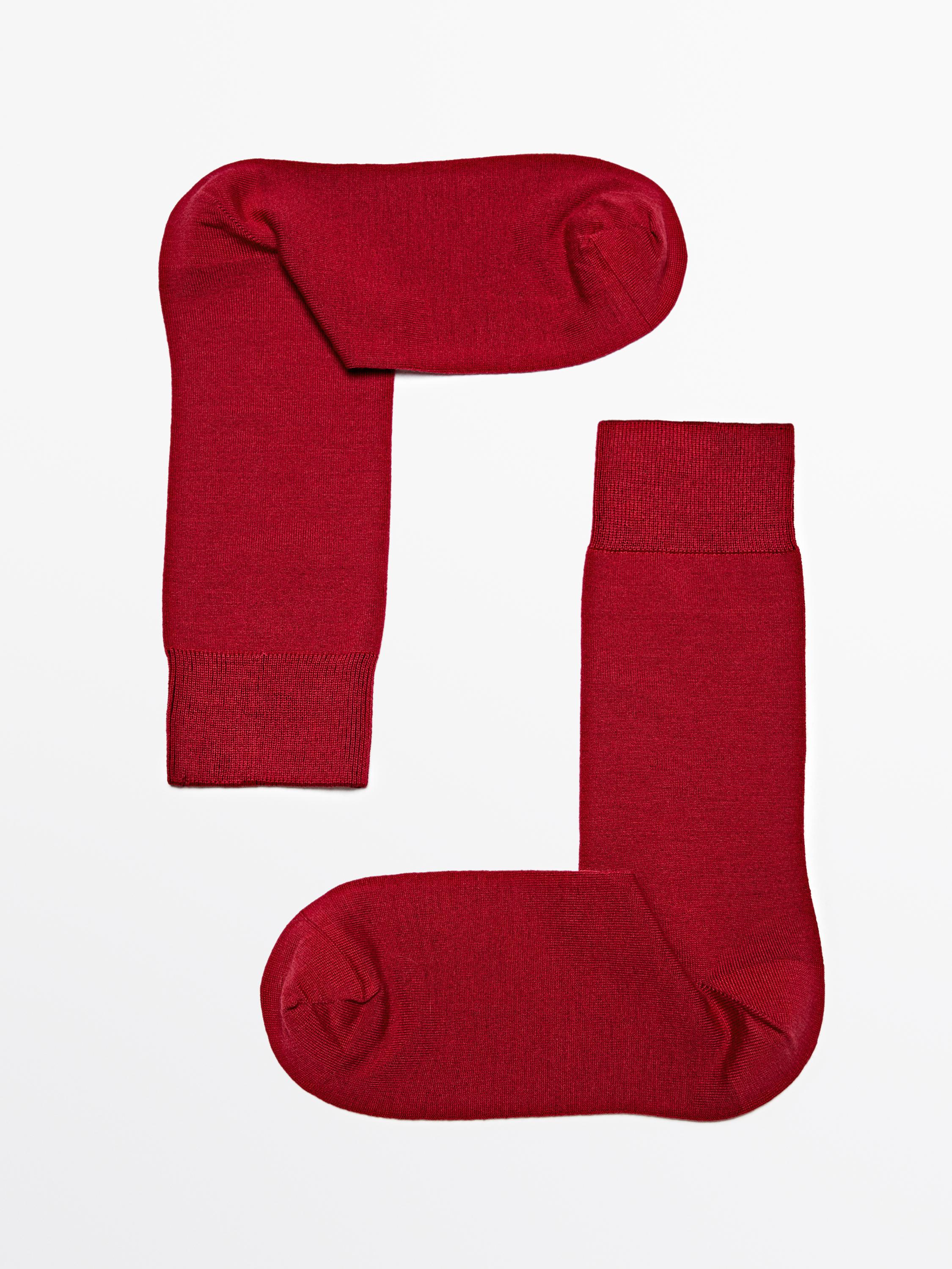 Wool blend socks